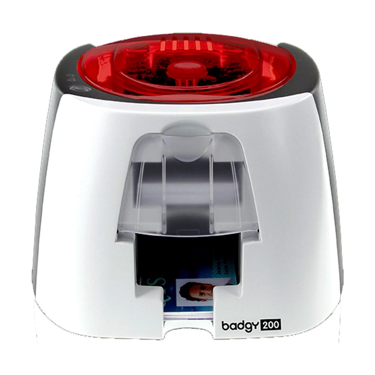 Evolis Badgy200 Card Printer with Color Ribbon & 100 Card Evolis Badgy200 Card Printer with Color Ribbon & 100 Card