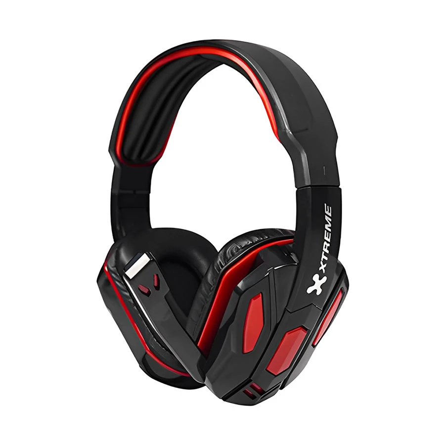 Xtreme S-Q90 Wired Black & Red Multimedia Headphone Xtreme S-Q90 Wired Black & Red Multimedia Headphone